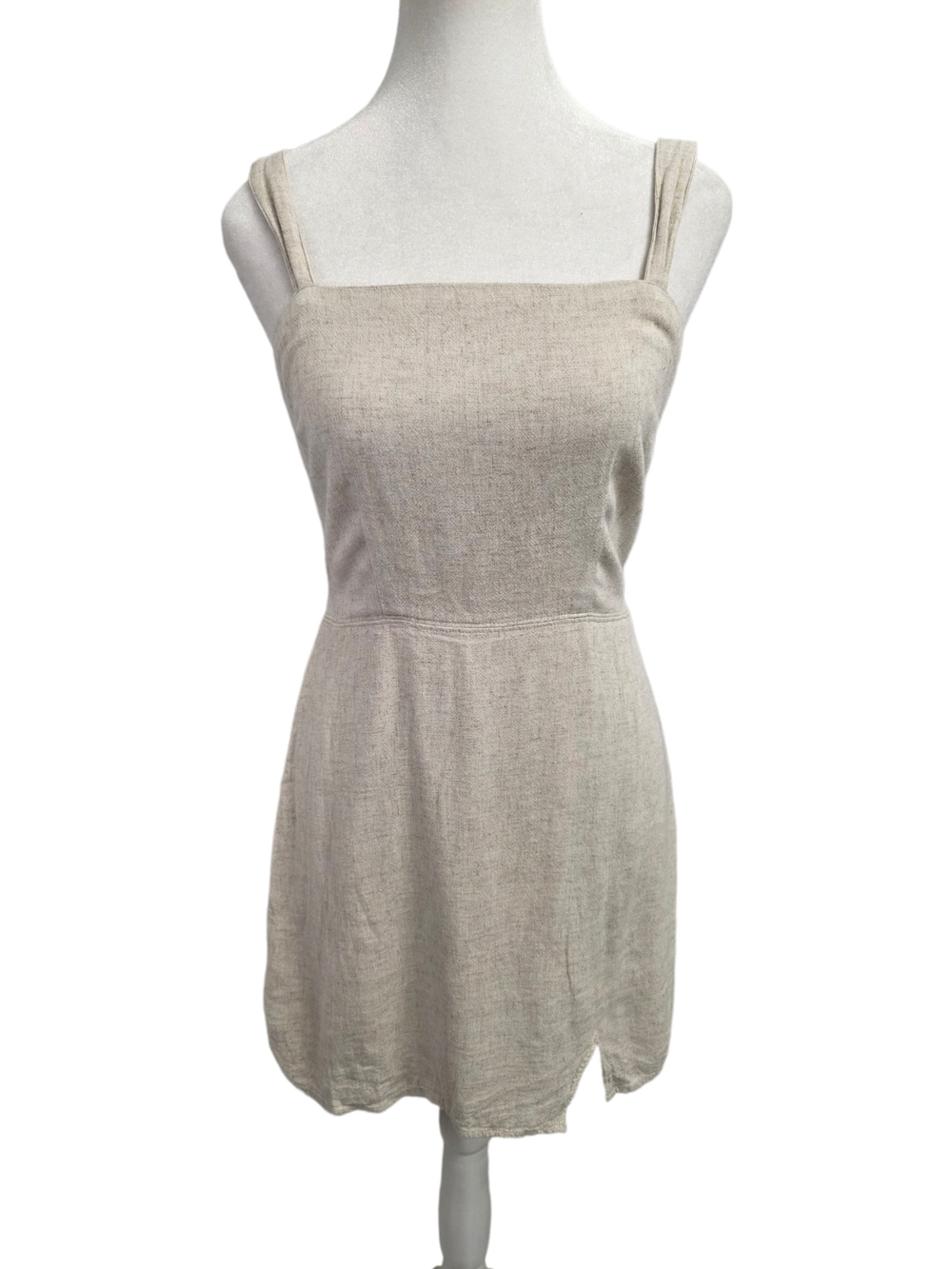 Abercrombie & Fitch Square-Neck Mini Dress With Smocked Back Size Small